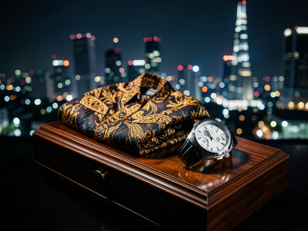 Sartorial excellence in a Jakarta penthouse